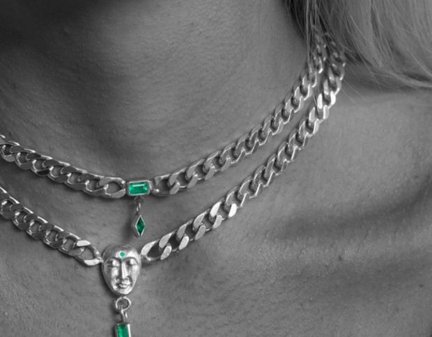 Custom emerald necklace!