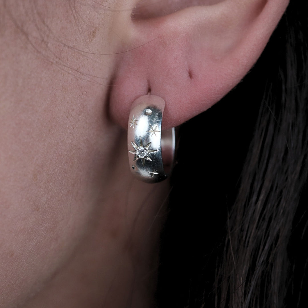 Star earrings